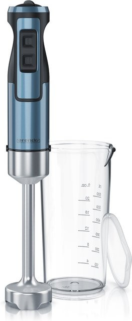 Arendo Edelstahl Stabmixer in Blau mit 1000 Watt, vierflügeliges Messer und stufenloser Geschwindigkeitsregelung inklusive Turbofunktion - Bild 1