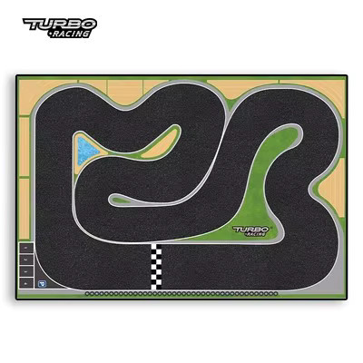 Turbo Racing Track Runway Matte, Mini Fernbedienung Auto Desktop Track - Bild 4