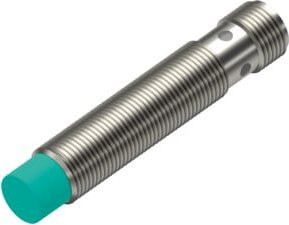 Pepperl+Fuchs Induktiver Sensor NBN4-12GM50-E2-V1 in Weißbronze mit Messinggehäuse und M12 Anschluss - Bild 1