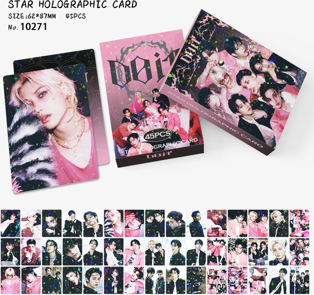 JYP Entertainment Stray Kids Do It, Laserkarten, 45-teiliges Set - Bild 1