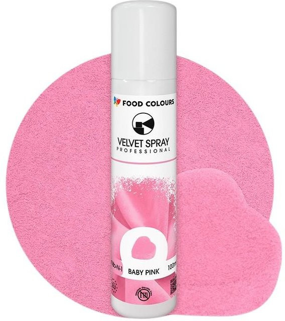 Wildleder in Spray Lebensmittelfarben Helles Rosa 100 ml - Bild 1