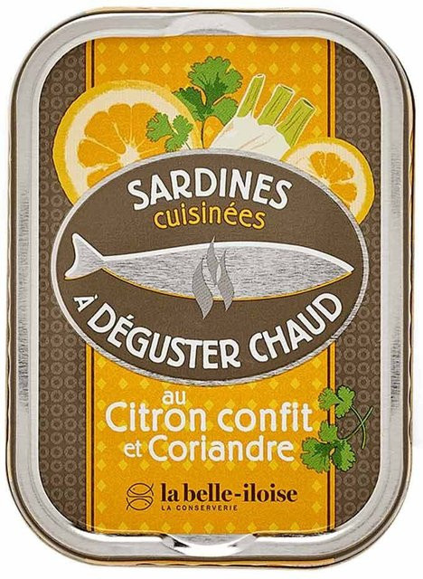 la belle-iloise Sardinen zum Braten konfierte Zitrone und Koriander 115 g - Bild 1