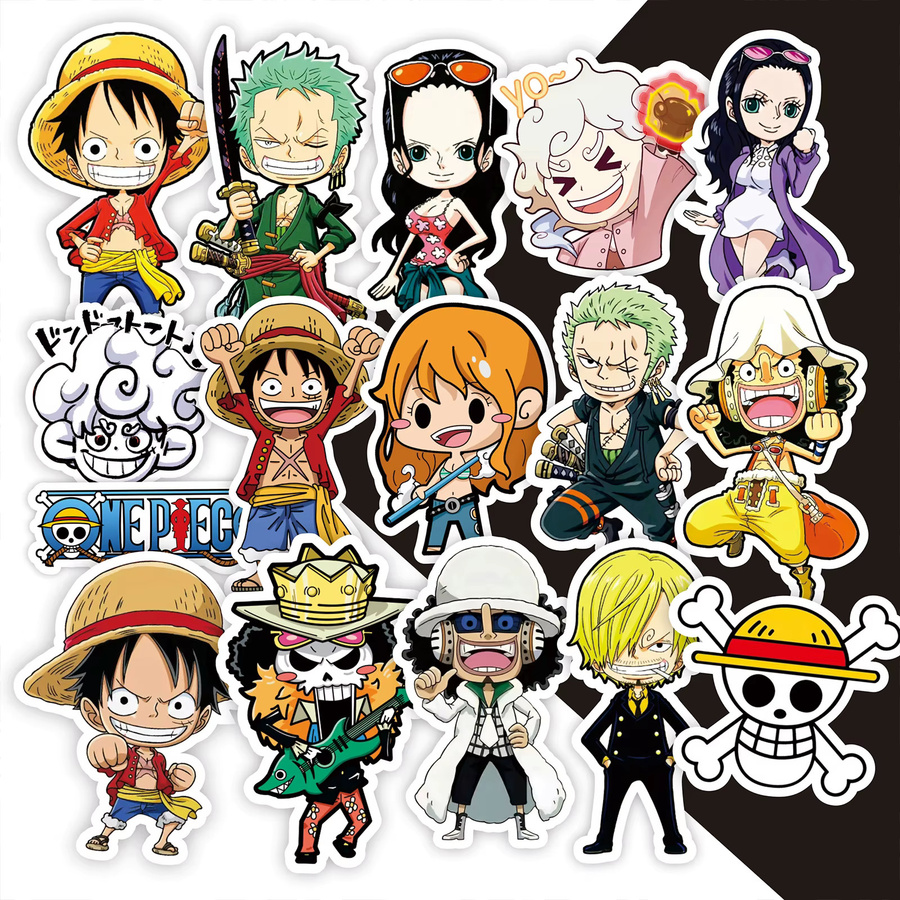 Bandai One Piece Anime Luffy Aufkleber, 65/80 Stück - Bild 4