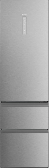 Haier HTW7620ANMG Standgefriergerät in Silber mit Standard Fresh Zone und feuchtigkeitsgesteuerter Schublade - Bild 1