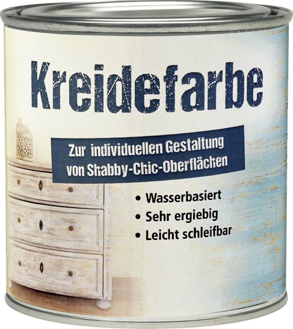 düfa Kreidefarbe weiß wasserbasiert 0,375 l - Bild 1