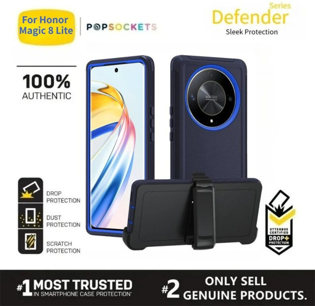 OTT Armor Box 3-in-1 Schutzhülle für Honor Magic Serie mit Gürtelclip in Blau - Bild 1