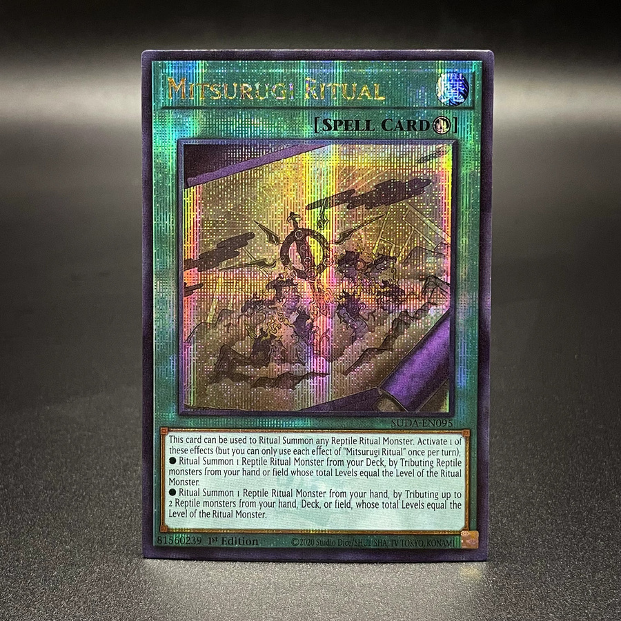 Yu-Gi-Oh! Kayou Azamina Dark Magician Mitsurugi Ritual Synchro Dragon Proxy Karten - Bild 2