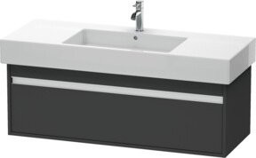 Duravit Waschtischunterschrank Ketho wandhängend in Grau mit 1 Auszug, B/T: 120 x 45,5 cm - Bild 1