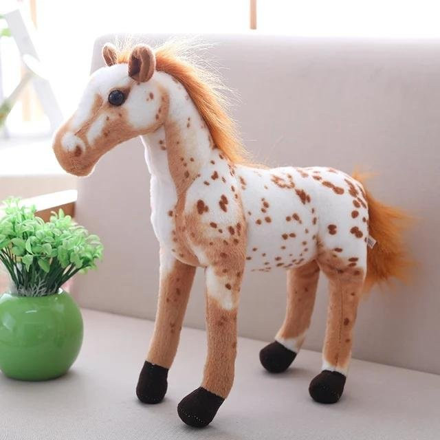 Yiran Health & Beauty Cartoon Simulationspferd Plüschtier Puppe, 28cm - Bild 1