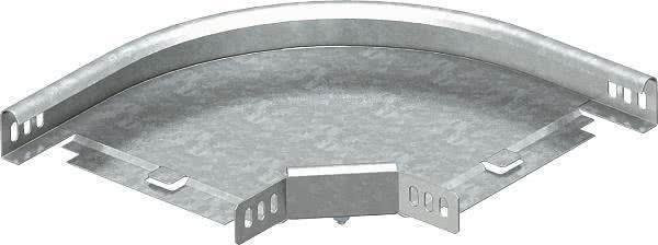 OBO Bettermann Bogen 90 Grad RB 90 620 in Silber - Bild 1