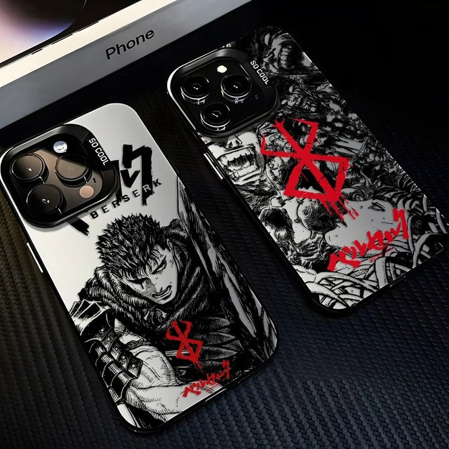 Berserk Comics Anime Handyhülle für Samsung Galaxy S26 S25 S24 S23 S22 S21 S20 Note20 FE Ultra Edge Plus 4G 5G sturzsicher, Multicolor - Bild 1