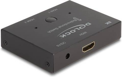 Delock 18776 HDMI-Switch in Schwarz - Bild 1