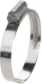IDEAL-Schlemper Schlauchschelle DIN3017 W5 in Silber, 12mm, Spannbereich: 260-280mm - Bild 1