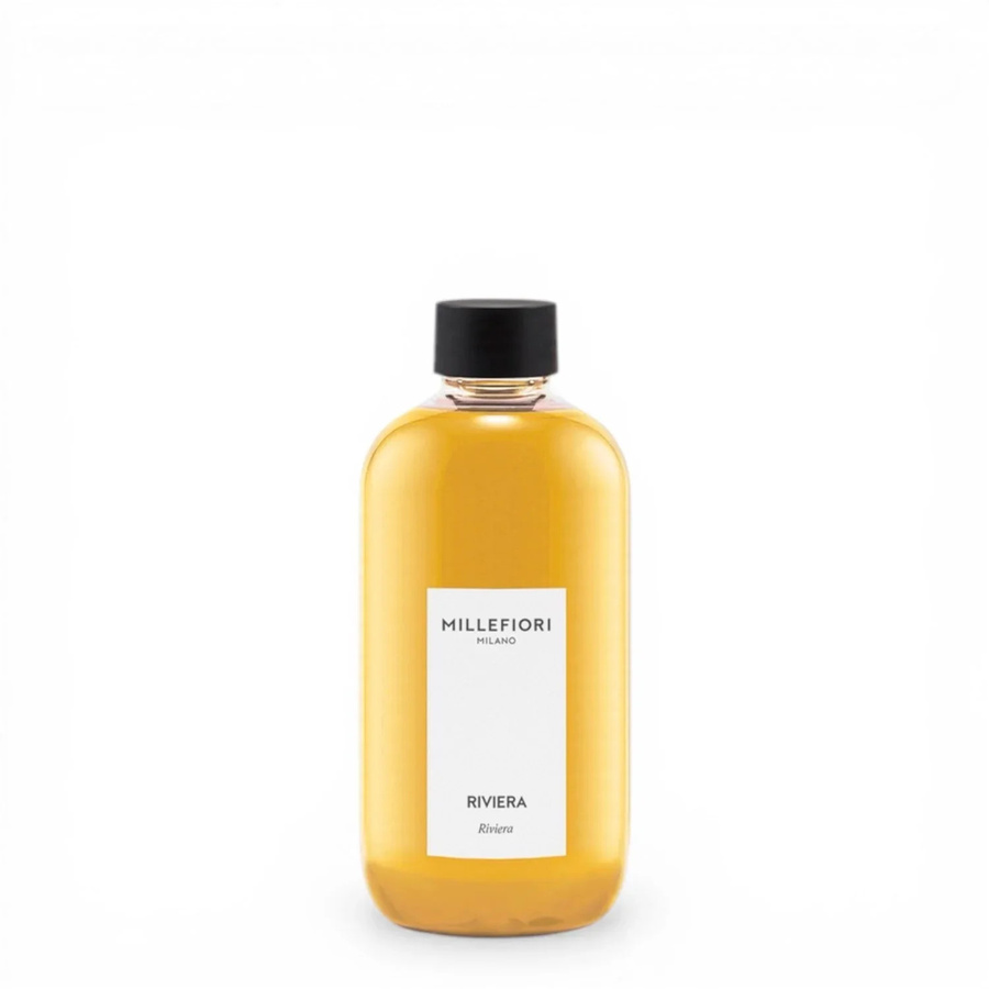 Millefiori Milano Refill Riviera Duftauffüllung mit blumigen, fruchtigen und würzigen Noten, 250 ml - Bild 1