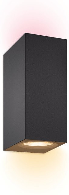WiZ LED Wandleuchte Up & Down mit Bewegungssensor, Tunable White & Color, Schwarz - Bild 2