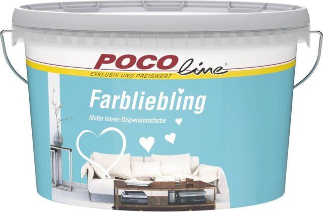 POCOline Raumfarbe Farbliebling Grönland, Dispersionsfarbe auf Wasserbasis, Matt, 2,5 l - Bild 1