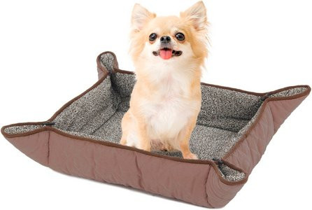 Heim Tierdecke Slurry Braun wandelbar als Bett B: 80 cm, T: 73 cm - Bild 1