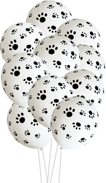 KUKUZHU Luftballons, Hund Katze Tiere Haustier Pfoten, 10-teiliges Set - Bild 1