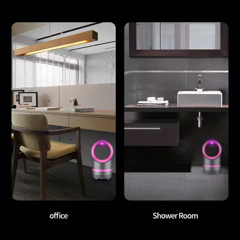 Xiaomi Mückenkiller-Lampe mit Ionenreinigung, tragbare Mini-Insektenfalle in Grau, elektrischer Mückenvernichter mit USB-Aufladung für Innenräume - Bild 4