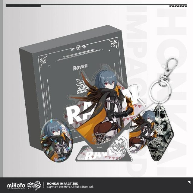 Sunsyea Honkai Impact 3rd Elysia Mobius Raiden Mei Fu Hua, Set / Bundle, grau - Bild 1