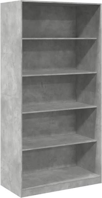 vidaXL Kleiderschrank aus Holzwerkstoff in Grau, minimalistisches Design, B/T/H: 100 x 50 x 200 cm - Bild 1