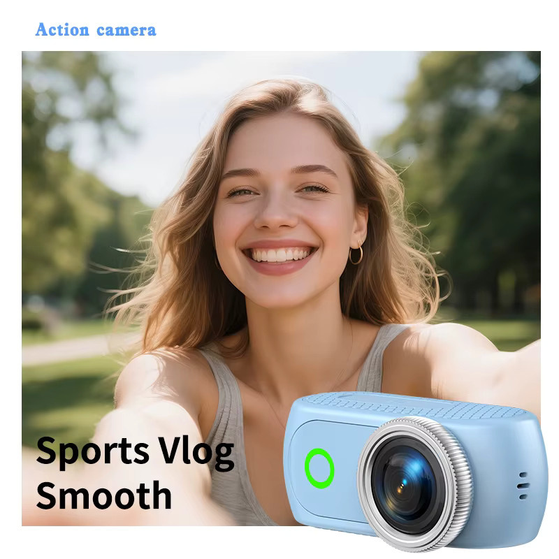 OnePlus Magnetische Mini-Actionkamera in Orange mit 4K Ultra-HD für Motorradhelm und Outdoor-Sport - Bild 4