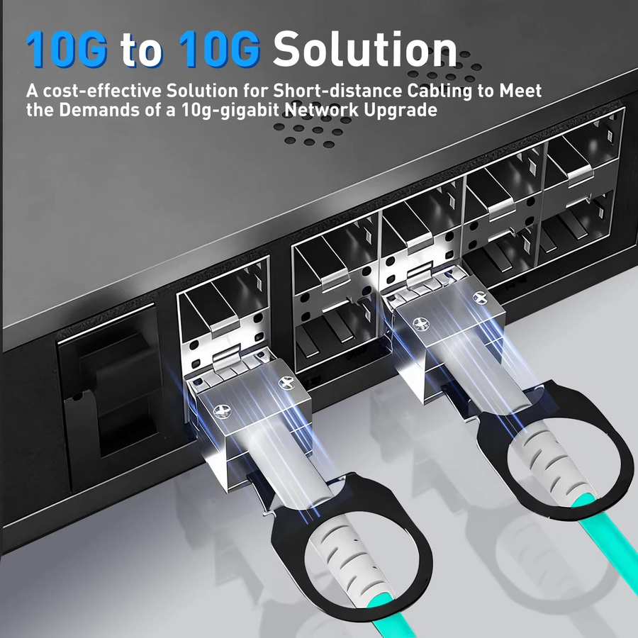 ZOERAX 10G SFP+ AOC Aktives Optisches Kabel OM3 Multimode für Cisco, Huawei, MikroTik, HP, Intel und Dell Switch - Bild 3