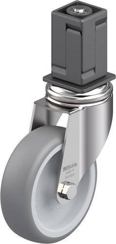 Blickle Edelstahl-Apparate-Lenkrolle LKRXA-TPA 101G-11-EXV18 in Silber, Rad-Durchmesser: 100 mm, Tragfähigkeit: 110 kg - Bild 1