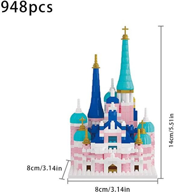 Yiran bag Kinder Traumschloss Puzzleblock, Fantasy, ab 6 Jahren - Bild 1