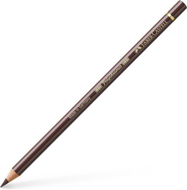 Faber Castell Polychromos Profi-Farbstift in Umbra Gebrannt (Braun) - Bild 1