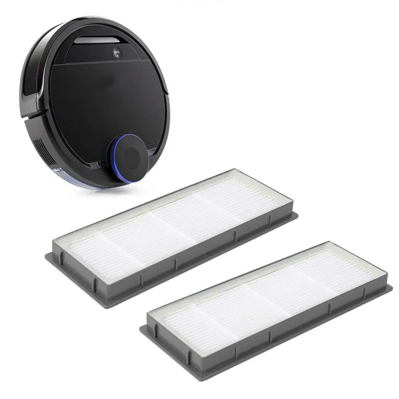 2er-Set Filter Ersatzteile passend für Ecovacs Deebot OZMO 930 Saugroboter Zubehör in Grau und Weiß - Bild 5