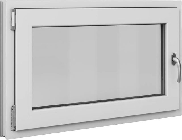 Roro Fenster Basic Kunststoff-Profil Weiß, B/H: 100 x 70 cm, Dreifachverglasung, Dreh-Kipp-Funktion - Bild 1