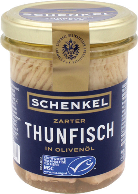Importhaus Schenkel Thunfisch Schenkel in Olivenöl MSC 140 g - Bild 1