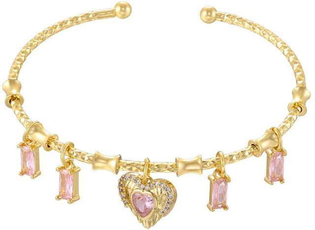 Fashion Maker 2 Charms-Armband, Kupfer, Gold, Zirkonia, Kristall, Damen - Bild 1