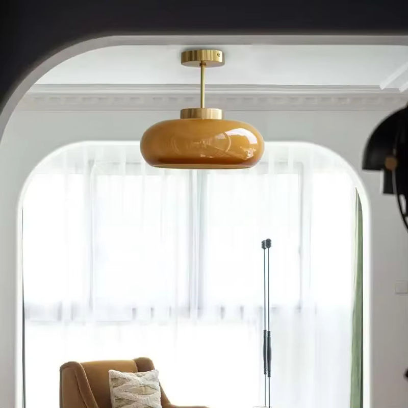 Claeted Pendelleuchte Barth aus Glas in Transparent mit E27 Fassung für LED, minimalistisches Design im Retro-Stil für Esszimmer, Wohnzimmer oder Schlafzimmer - Bild 2