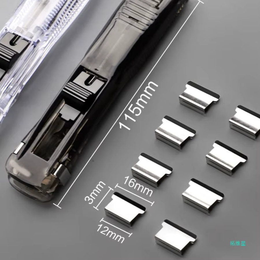 Wiederverwendbarer Metall-Clip-Pusher als handbetriebener Papierbinder für deinen Bürobedarf - Bild 6