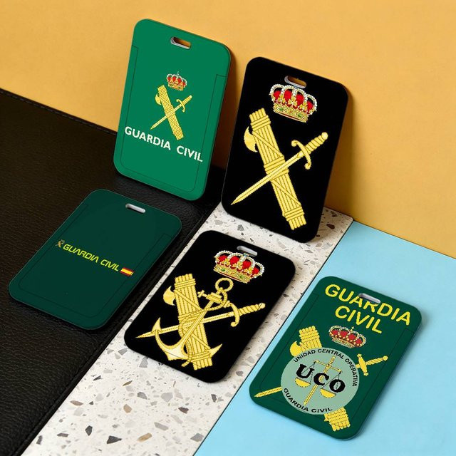 S-Spanish C-Civil G-Guard Transparente Ausweistasche aus Kunststoff für Mitarbeiter und Lanyards - Bild 1