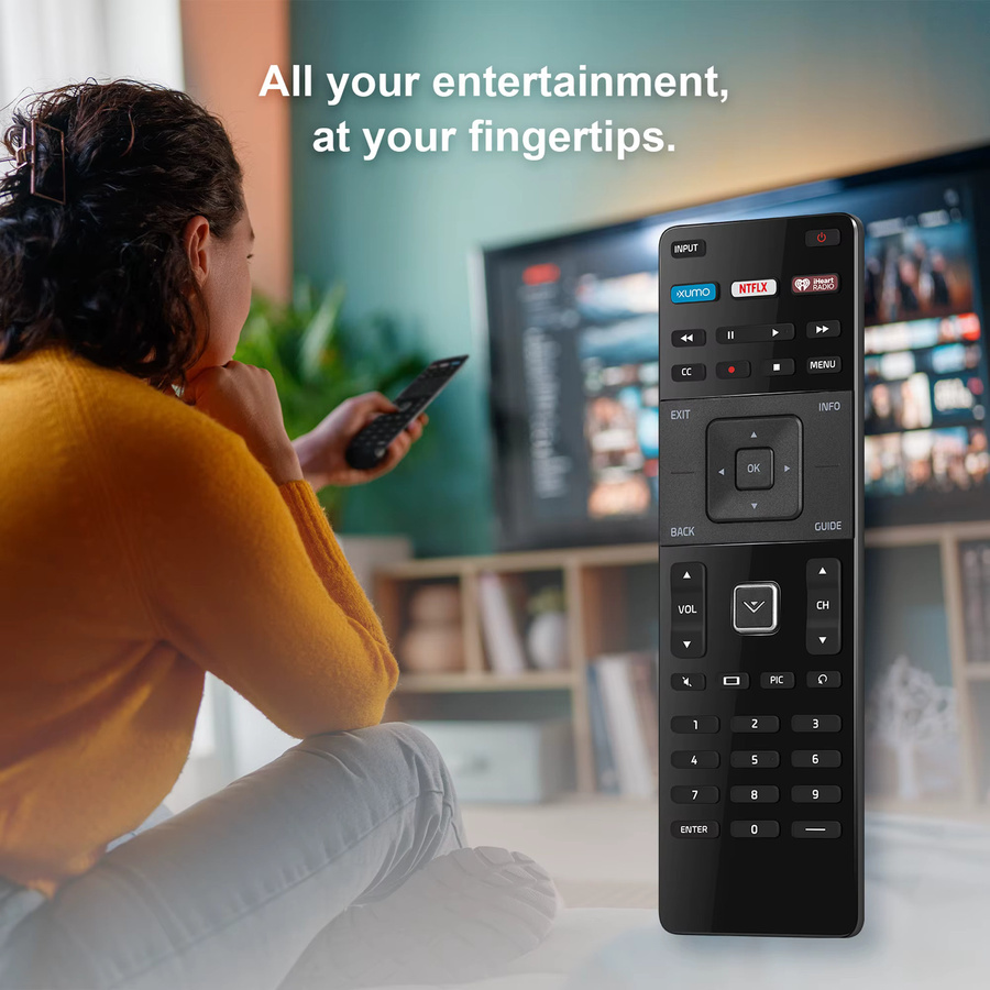 Vizio Ersatz-Fernbedienung für SmartCast 4K UHD Smart TV in Schwarz - Bild 4