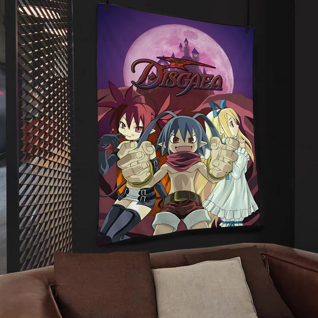 Mesuca Disgaea Wandteppich Science Fiction Grafik in Mehrfarbig - Bild 1