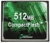 CoreParts CompactFlash Speicherkarte, 512 MB, Grün - Bild 1