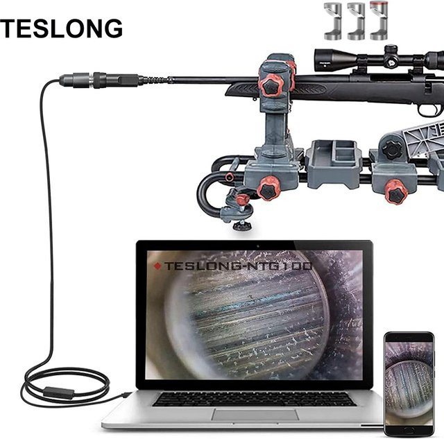 Teslong NTG100 Gewehr-Endoskopkamera mit 5 mm Durchmesser als digitales Jagd-Reinigungsfernrohr für Kaliber über 20 - Bild 1