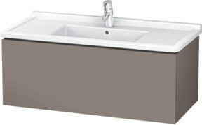 Duravit L-Cube Waschtischunterschrank grau, wandhängend, B: 102 cm, T: 46,9 cm, H: 40,8 cm - Bild 1