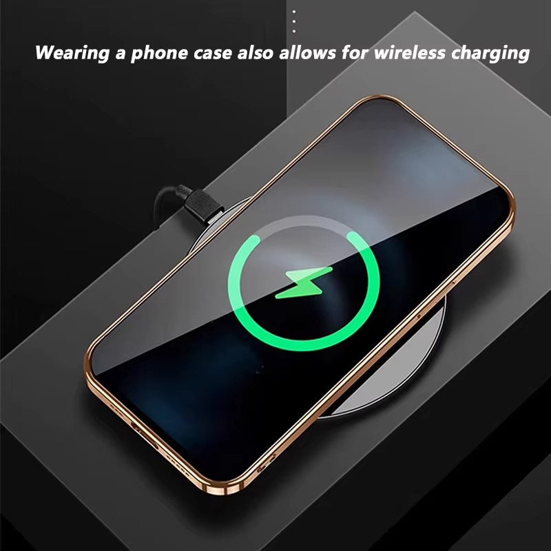 Personalisierte Handyhülle mit Fotospiegelglas in Gold für Poco C75, M3 Pro, M6 Pro, M5s, X5, X6, X7 und M4 Pro Serie - Bild 3