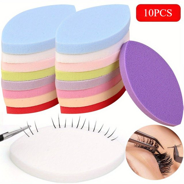 魔睫丝 Übungsschwämme für Wimpernverlängerung, 10 Stück, Unisex - Bild 1