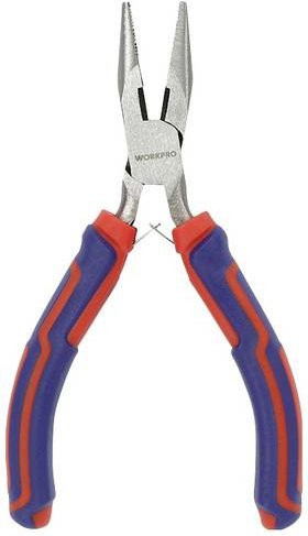 WorkPro WP231095 Universal Mini-Spitzzange aus Chrom-Vanadium-Stahl in Multicolour, Länge: 110 mm - Bild 1