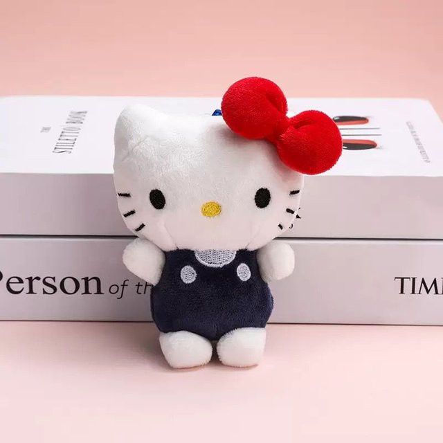 E-STRONG Hello Kitty Plüsch-Anhänger, Rot, Blau, Bunt - Bild 1