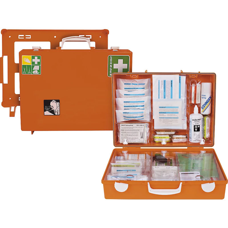 Söhngen Erste Hilfe Koffer Verwaltung DIN 13157 Orange B/T/H: 40 x 30 x 15 cm - Bild 3