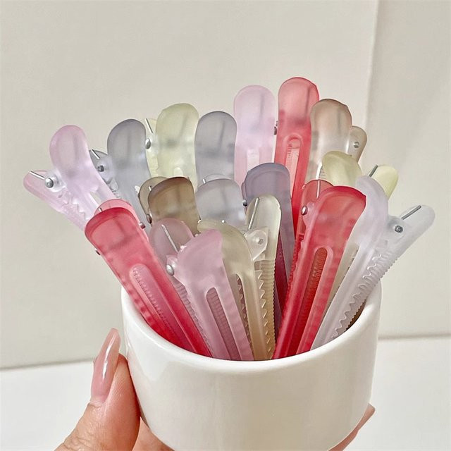 Xiluodai Haar Clips, 10er-Set, Matte Farben, 7,5 cm, Unisex - Bild 1