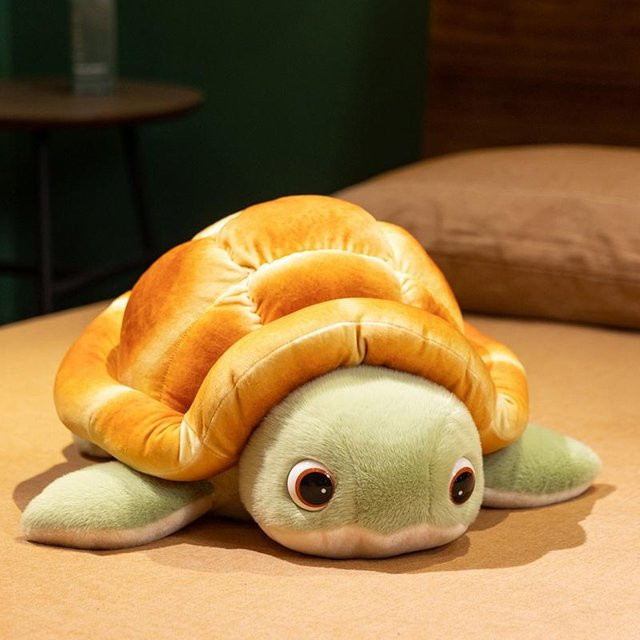 Kawaii Brot Schildkröte Plüschtier, 25cm, ab 3 Jahre - Bild 1