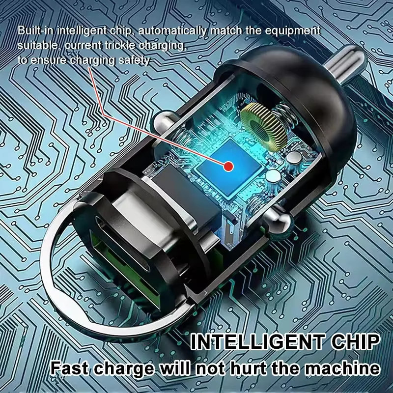 Mini-Autoladegerät für BYD Modelle mit USB-C Schnellladefunktion, 12-24V Zigarettenanzünder, Schwarz - Bild 6